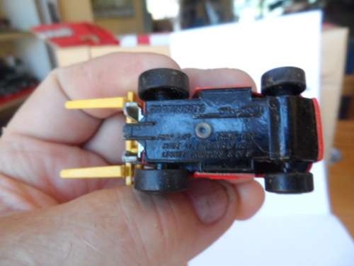 1976 Matchbox Lesney Fork Lift Truck Superfast No.15 Red England MB15