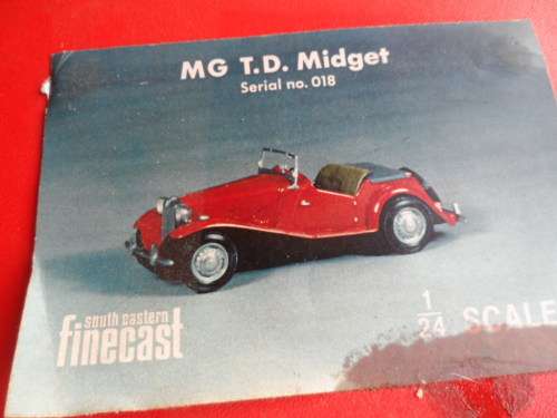 特価 WILLS finecast (1/24) MG TD Midget WILLS ひっぱ finecast (1/24) MG TD Midget