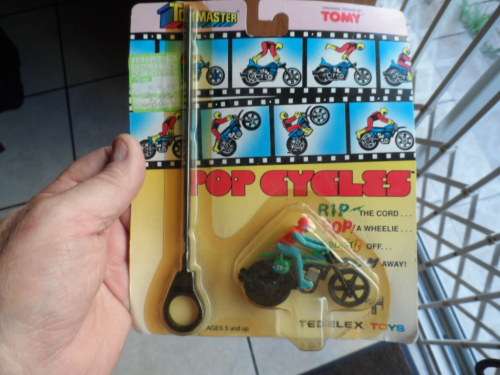 TOMY DESIGN POP CYCLE BY TEDELEX TOYMASTER-- MINT ON CARD-- [M100]