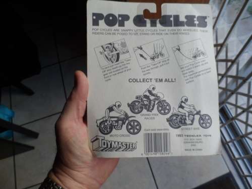 TOMY DESIGN POP CYCLE BY TEDELEX TOYMASTER-- MINT ON CARD-- [M100]