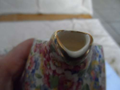 Pretty once cuppa tea pot  James Kent Ltd Longton England `Apple Blossom`