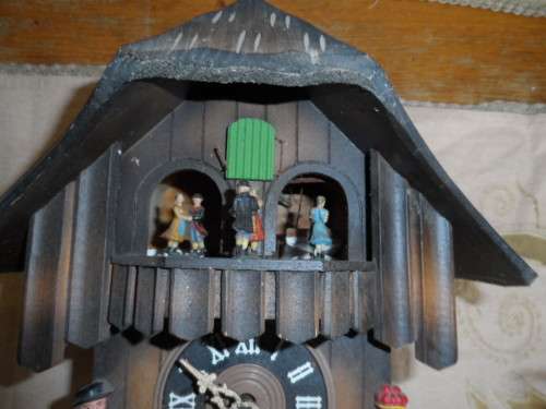 Stunning cuckoo clock large  23cm wide 28cm high x 13cm untested