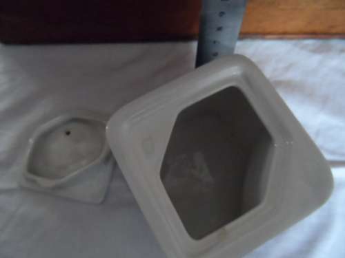 Cube teapot made in England 9cm