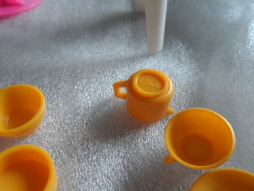 Vintage  Sindy Pedigree  Coffee table with cake plates etc