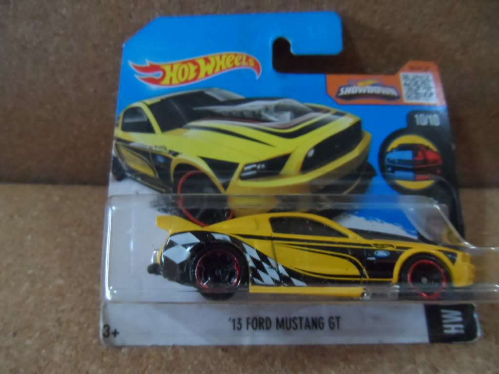 2016 Hot Wheels #65 HW Mild to Wild 10/10 `13 FORD MUSTANG GT Yellow w/Blk MC5Sp   [m54]