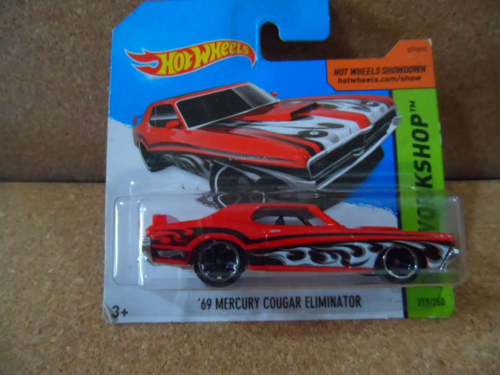 2014 Hot Wheels HW Workshop `69 Mercury Cougar Eliminator #219   [m54]