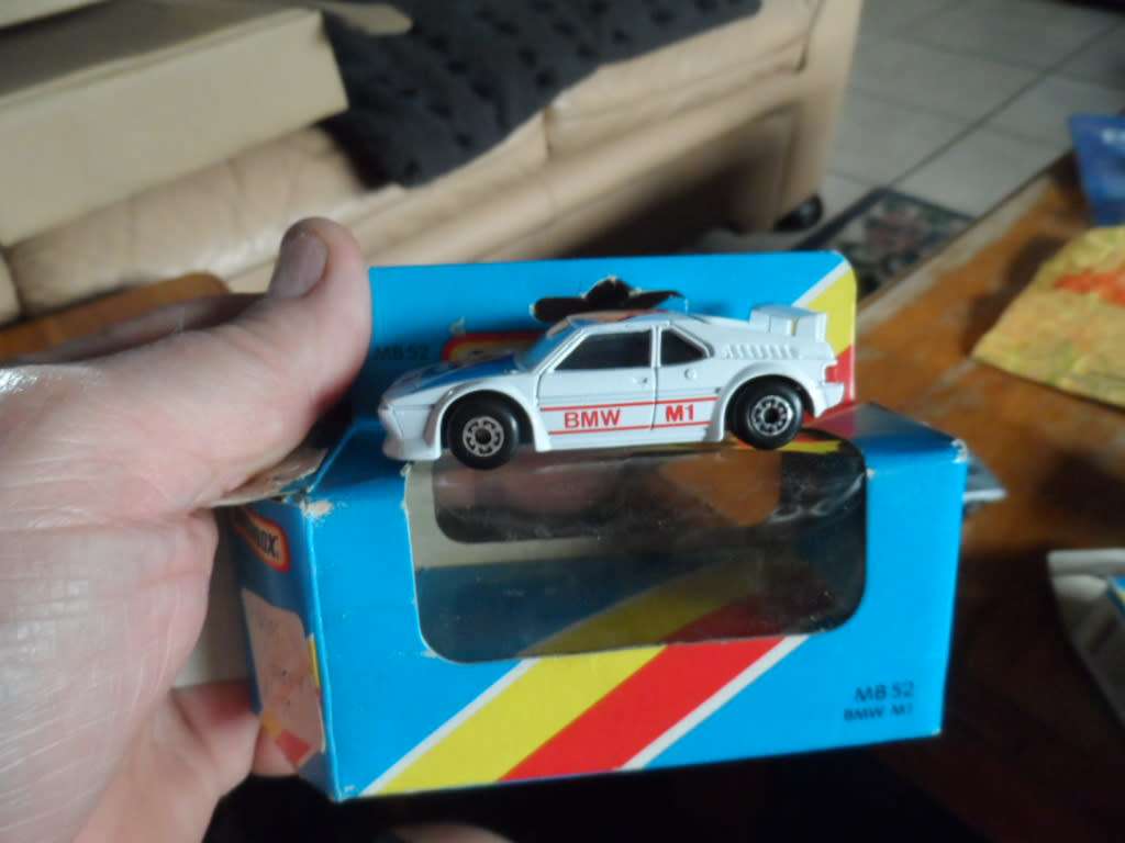 Vintage 1981 MATCHBOX MB52 BMW M1 WHITE BODY - 1:57 - MINT BOXED!   [M55]