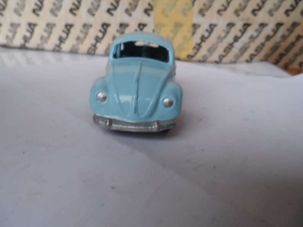 VINTAGE DINKY TOYS #181 VOLKSWAGEN VW BEETLE MECCANO ENGLANR. RESTORED [D24]