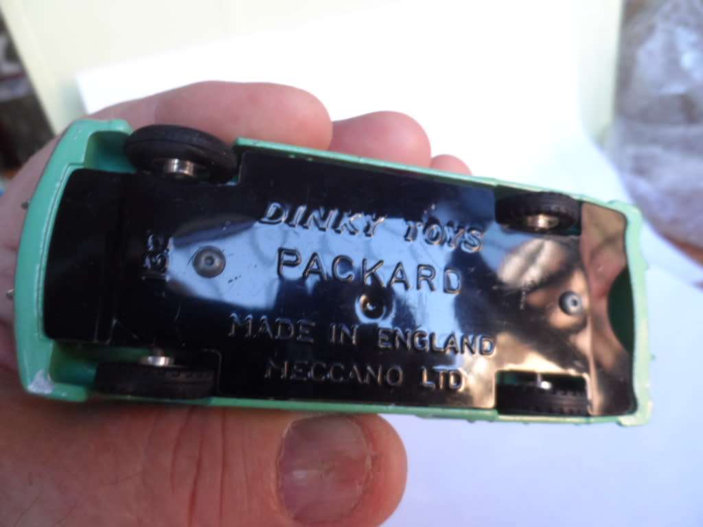 Dinky 132 Packard Convertible - Good Vintage Original Model 1950s   [m23]