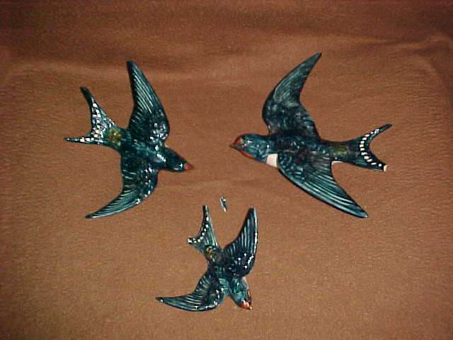 VERY RARE BESWICK "FLYING SWALLOWS" SET