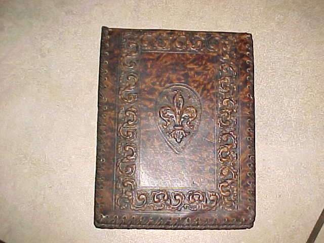 STUNNING LEATHER NOTEPAD COVER