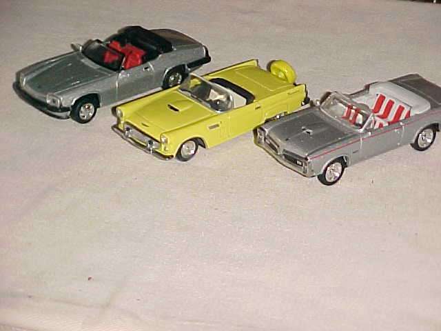 1/43 PONTIAC GTO, THUNDERBIRD, JAG XJS  [B7]