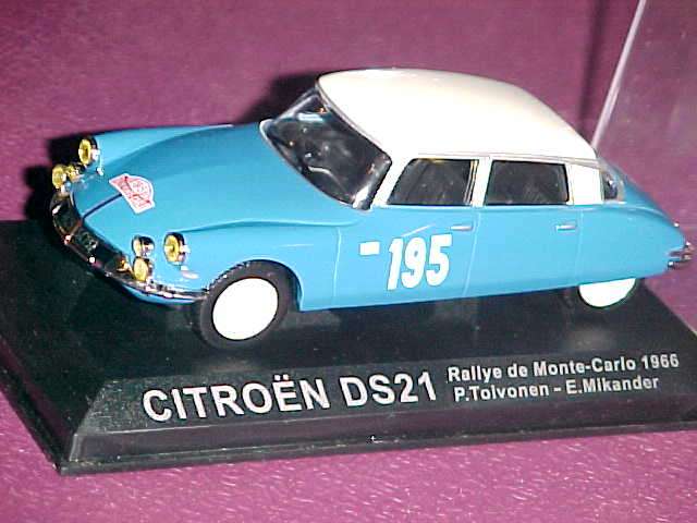 1/43 CITROEN DS21 RALLY CAR