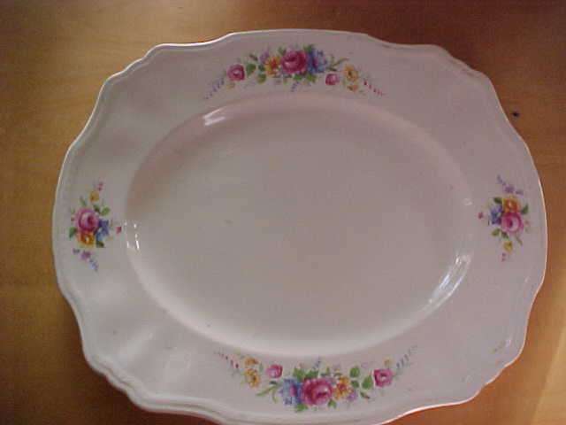 TWO VERY LARGE ALFRED MEAKIN PLATTERS