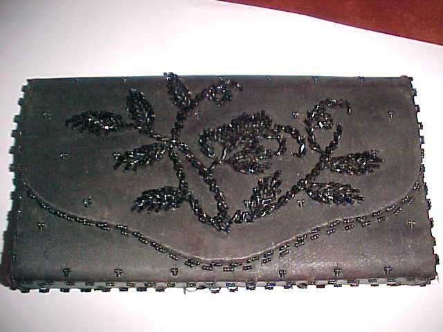 Stunning evening hand beaded bag