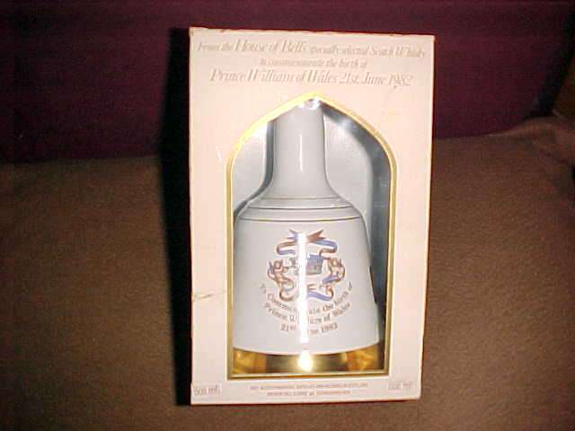 Bells whisky Prince William 21st June 1982 'UNOPENED'