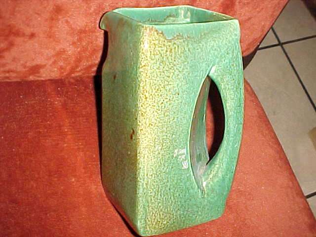 Large Square Green Vermont Jug