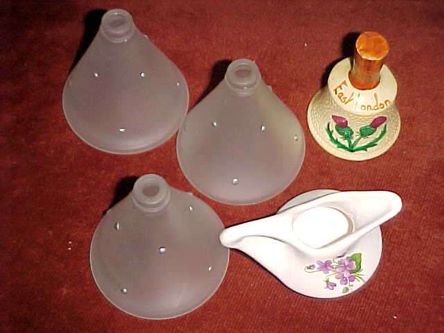 Bottles and ornaments