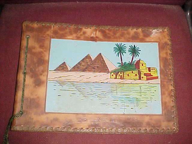 LEATHER PHOTO ALBUM 1951