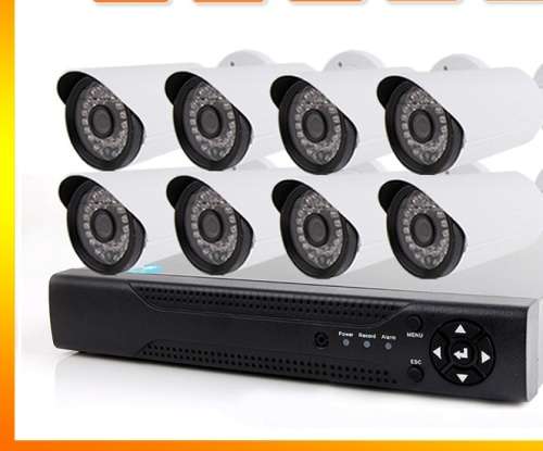 8 CHANNEL 3 MEGAPIXEL CAMERA  AHD CCTV KIT  WITH 3G/SMARTPHONE VIEWING *