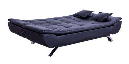 HUGE SALE  ***  3 SEATER SYNTHETIC LEATHER SLEEPER COUCH / SOFA  ***