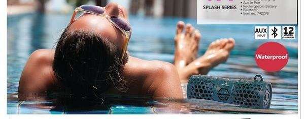 VOLKANO SPLASH SERIES WATERPROOF  BLUETOOTH SPEAKER**  SPECIAL OFFER**