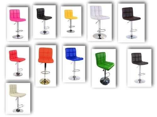 MODERN HYDRAULIC SWIVEL LEATHER DINING CHAIR BAR STOOL  ** HUGE SALE *