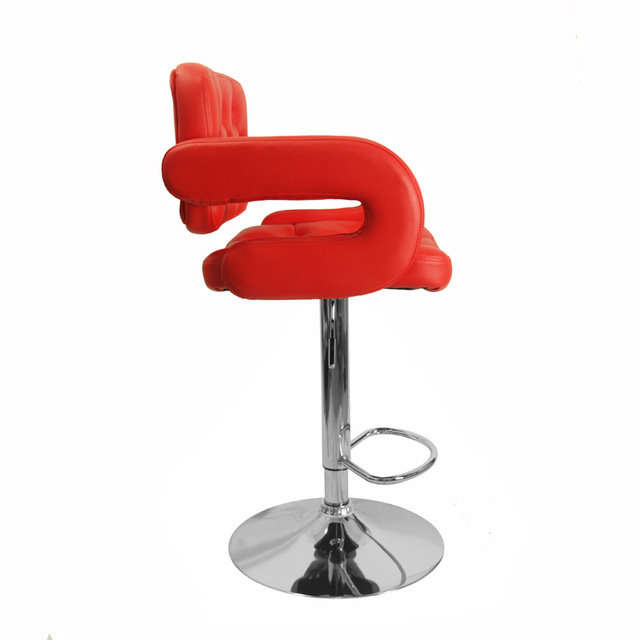 MODERN HYDRAULIC SWIVEL LEATHER DINING CHAIR BAR STOOL  ** HUGE SALE *