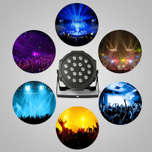SLIM PAR 64 RGB  LED Light Stage DJ Lighting Party Club Bar **  FREE ADDITIONAL ITEMS SHIPPING