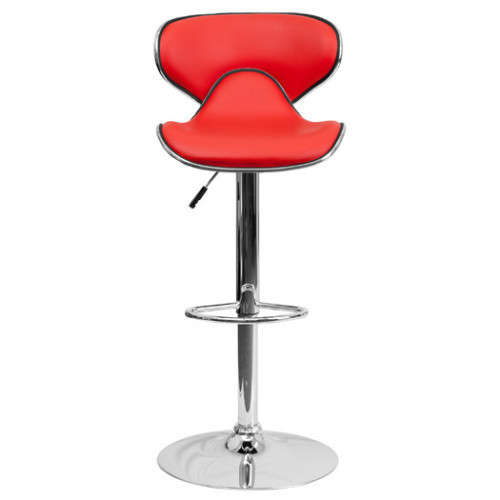 MODERN ABS SWIVEL BUTTERFLY LEATHER DINING CHAIR BAR STOOL **