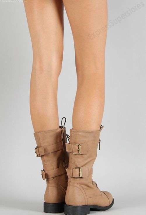 LACE UP COMBAT BOOTS* LAST PAIR* * SIZE 6*