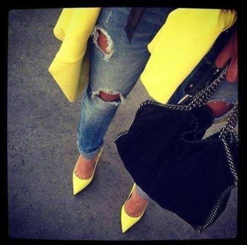 ** Summer Stock  - **Yellow Elegant Office/Wedding Stilettos*