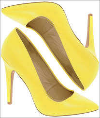 ** Summer Stock  - **Yellow Elegant Office/Wedding Stilettos*