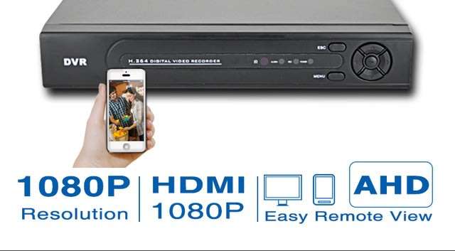 4 Channel 3 Megapixel AHD CCTV Kit