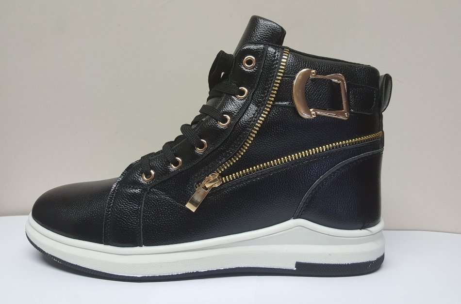 Comfort Ankle PU Leather  Sneakers