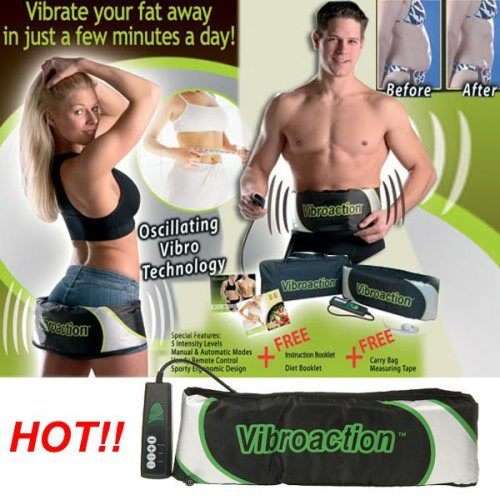 Vibroaction Belt -- Slender shaper slimming belt massage belt