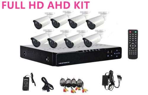 Real AHD CCTV Direct- 8 Channel cctv camera system Day/light Camera-Full Kit Perfect security System