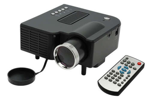 Mini LED Projector with LCD Image System HDMI LED projector/Support computer TV USB SD