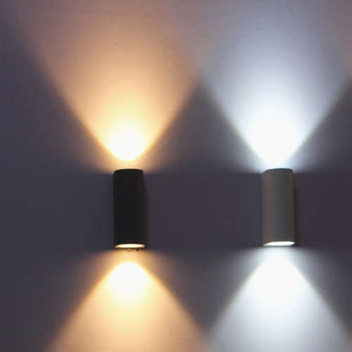 New Design Outdoor Waterproof Modern Led Wall Light 6W Led Lamp 2pcs COB Led Chips AC 220V