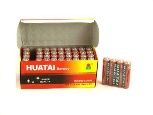 Huatai AAA Battery UM-4 1.5V 40XPcs