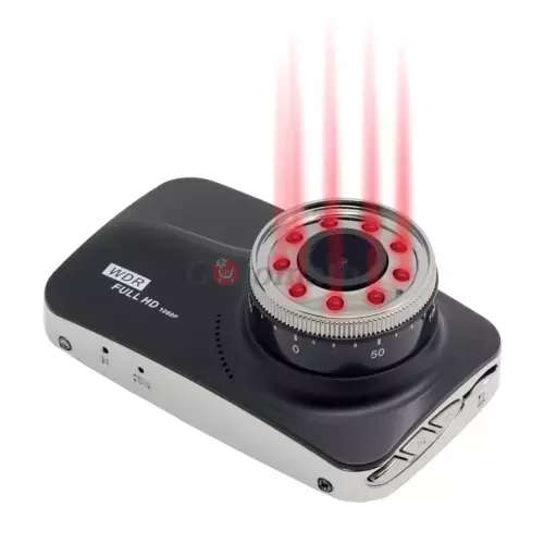 Dual Lens Car Black Box 9 IR Light Good Night Vision G-Sensor Full HD 1080P DashCam 2 Cameras Video