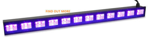 VV LED BLACK LIGHT BUV123 LED UV Bar 12x3W