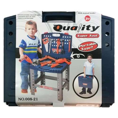 DIY ELECTRIC PLASTIC TOY MECHANIC TOOL BOX SET FOR CHILDREN PLAYING TOOLS