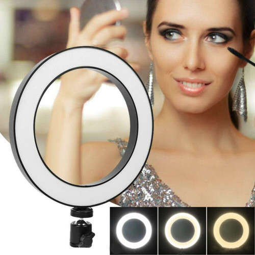 16cm Dimmable Led Ring Light Lamp with 24cm Light Stand Light Kit