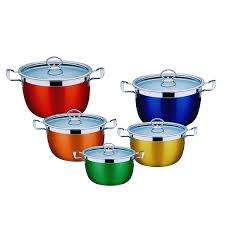 CONDERE 10 PIECE COOKWARE SET (Box damaged) good condition.