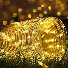 10m WARM WHITE COLOUR ROPE LIGHTS