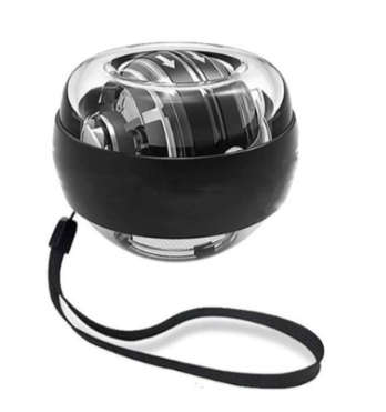 Power Wrist Ball with Led Light Auto-Start Gyro Ball - Black-Red-Blue avialable