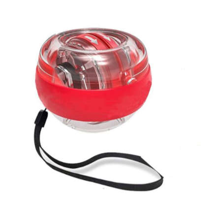 Power Wrist Ball with Led Light Auto-Start Gyro Ball - Black-Red-Blue avialable