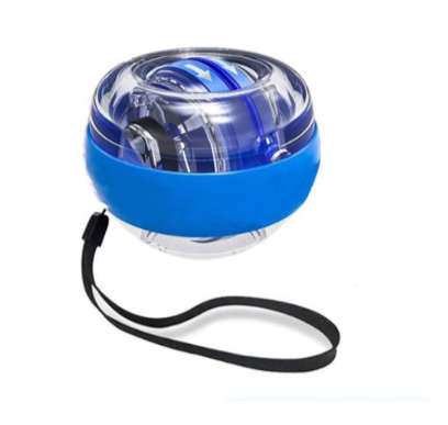 Power Wrist Ball with Led Light Auto-Start Gyro Ball - Black-Red-Blue avialable