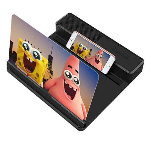 New Arrival 6D 12 Inch Phone Screen Magnifier with Bluetooth Speaker Foldable Mobile Phone Screen HD